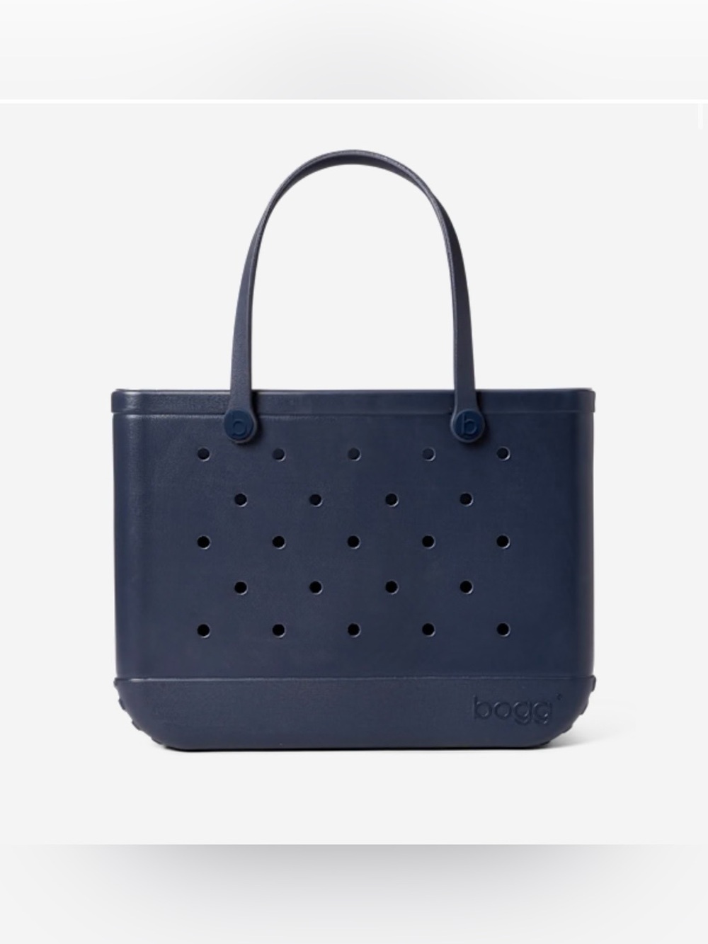 NWT Original Bogg Bag Navy Tote Approx. 19" x 15" x 9.5